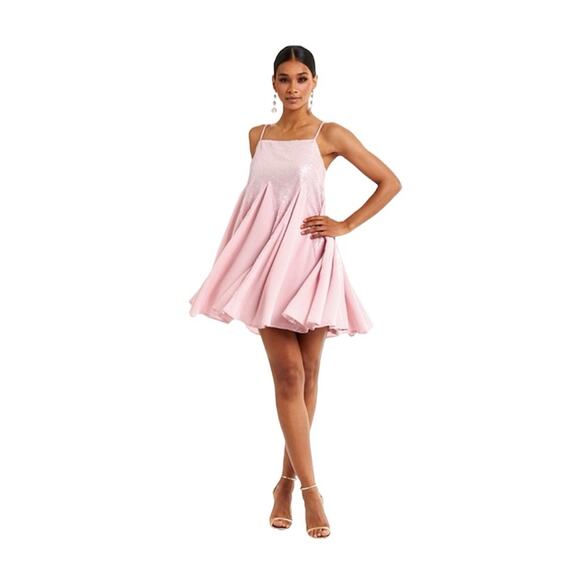 Mestiza Dresses & Skirts - NWT Mestiza New York Margot Sequin Mini Dress Pink Balletcore Size Medium